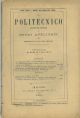 Il Politecnico: repertorio mensile di studj applicati alla prosperità e coltura sociale. Vol. xxv, fascicolo ii, maggio 1865 