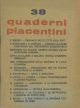 Quaderni piacentini. Anno viii, n. 38, luglio 1969 