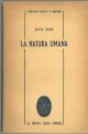 La natura umana. Antologia sistematica delle opere filosofiche 