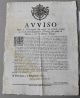  Avviso sopra la valutazione da aversi da oggi in avanti per li Zecchini Gigliati di Firenze, per quelli di Roma e per l'effettivo Filippo 