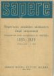 Sapere. Repertorio analitico alfabetico degli argomenti compresi nel primo quinquennio di Sapere. 1935-1939 (fascicoli da 1  120) 
