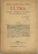  Ultra. Rivista teosofica di Roma. (Occultismo, religioni, telepatia, medianità e scienze affini). Pubblicazione bimestrale. Anno III, 1909, annata completa 