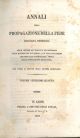 Annali della propagazione della fede. Raccolta periodica delle lettere dei vescovi e dei missionarj delle missioni dei due mondi, e di tutti i documenti relativi alle missioni dell'opera della propagazione della fede, che forma il seguito delle lettere ed