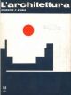 L' architettura. Cronache e storia. Anno XV, n. 168, ottobre 1969. Direttore responsabile Bruno Zevi 