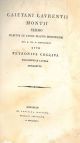 Caietani Laurentii Montii sermo habitus in lyceo Magno Bononiensi 16. k. iul. a. 1781 quum Petronius Colliva philosophiae laurea donaretur 