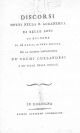  Dell'educazione del perfetto artista. Discorsi detti nella R. Accademia di belle arti in Bologna il dì 28 giugno 1810 per la solenne distribuzione de' premj curlandesi e de' premj delle scuole 