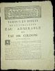 Vertus et effets de l'excellente Eau admirable, ou Eau de Cologne. Approuvée