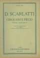  D. Scarlatti. Cinquante pièces pour clavecin. Choisies dans la rèvision Longo par I. Philipp professeur au conservatoire nationale de Paris. (E. R. n. 1118) 