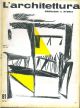 L' architettura. Cronache e storia. Anno VIII, n. 81, luglio 1962. Direttore responsabile Bruno Zevi 