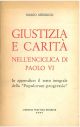 Giustizia e carità nell'enciclica di Paolo VI In appendice: il testo integrale della 