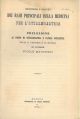  Importanza e rapporti dei rami principali della medicina per l'ottalmojatria. Prelezione al corso di ottalmojatria e clinica oculistica nella R. Università di Modena 