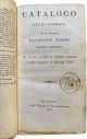 Catalogo delle pitture di autori vari della collezione del defunto pittore Giuseppe Bossi dei quali si farà la vendita all'incanto nel mese di febbraio 1818 nel giorno che verrà destinato