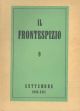 Il Frontespizio, (rivista mensile) Settembre 1939 Direttore : Piero Bargellini 