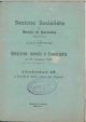 Sezione socialista di Boschi di Baricella (Bologna). Relazione morale e finanziaria al 31 gennaio 1910 