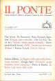 Il Ponte. Rivista mensile di politica e letteratura. Anno XXVI, N° 11. Novembre.