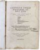 Codicis Theodosiani libri XVI. Qiubus sunt ipsorum principum autoritate adiectae Novellae. Theodosij. Valentiniani. Martiani. Maiorani. Severi. Caij Institutionum lib. II. Iulij Pauli Receptarum sententiarum lib. V. Gregoriani codicis lib. V. ...