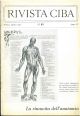La  rinascita dell'anatomia. Rivista Ciba 