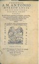  Terentius, a M. Antonio Mureto locis prope innumerabilibus emendatus. Eiusdem Mureti argumenta in singulas comoedias, & annotationes quibus tum correctionum magna ex parte, ratio redditur, tum loci obscuriores explicantur 