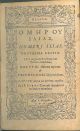  Homeri Ilias postrema editio. Cui originem & exitum belli Trojani addidimus, Coluthi Helenae raptum: et Tryphiodori Ilij excidium. Latine omnia ad verbum exposita, et a F. Porto Cretensi inumeris in locis emendata 