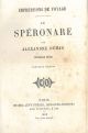 Le spéronare par Alexandre Dumas. Impressions de voyage 