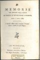  Memorie per servire alla storia di tutte le rivoluzioni d'Europa dopo l'anno 1789 Ossieno i funesti effetti delle irruzioni francese oltre i confini di quel regno 