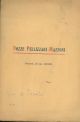  Alla Silvia Mazzoni nel giorno delle sue nozze col prof. Achille Pellizzari queste poche rime con cuore pieno di tenerezza con voce piena di auguri offre il vecchio amico di suo padre. Firenze, III del 1911 