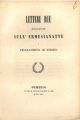  Lettere due apologetiche sull'Ermesianatte e prolegomeni ad Esiodo. Per le nozze Milan Massari - Comello 