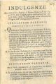  Indulgenze accordate dalla Santità di Nostro Signore Pio Papa VII alla congregazione spirituale eretta sotto il titolo della purificazione della beatissima Vergine nell'Archiginnasio Romano. Indulgenze plenarie comuni a tutti i fedeli 