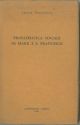 Problematica sociale in Marx e S. Francesco 