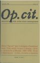  Op. cit. Rivista quadrimestrale di selezione della critica d'arte contemporanea. Settembre 1985, n. 64 