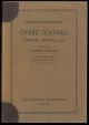 Piccolo dizionario di opere teatrali, oratori, cantante, ecc.