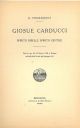  La strenna delle colonie scolastiche estive bolognesi. Anno XII - Gennaio MCMIX. Federzoni, Giosue Carducci spirito ribelle spirito gentile 