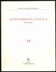 Supplementa italica. Nuova serie n. 19. Umbria - Liguria - Transpadana. 