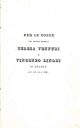  Per le nozze dei nobili signori Teresa Venturi e Vincenzo Linari di Reggio a di 23 del 1841 