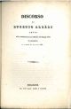  Discorso di Eugenio Alberi letto alla pontificia accedemia di belle arti in Bologna 
