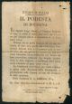 Bando di incarico a due ricevitori del Comune di Bologna. Dalla Residenza li 23 Decembre 1814 