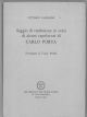 Saggi di traduzione in versi di alcuni capolavori di Carlo Porta Introduzione di F. Brevini 
