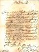  Lettera autografa, manoscritta e firma datata 12 aprile 1622. Foglio piegato a metà 