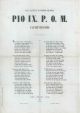  Dedica di Masini a Gaetano Giordani al retro di un foglio sciolto azzurrino con stampata una ode 