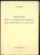 Descrizione della mineralogia generale della provincia di Bologna.