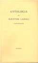  Antologia di scrittori laziali contemporanei. (Gnoli, Pascarella, Ojetti, Martini, Trompeo, D'Amico, Cardarelli, Baldini, Bragaglia, Vigolo, Cecchi, Tecchi, Praz, Campanile, Alianello, Gallian, Dell'Arco, Sarazani, de Libero, Moravia, Landolfi, Onofri) A