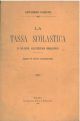 La Tassa scolastica in relazione all'istruzione obbligatoria 