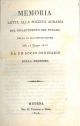  Memoria letta alla Società agraria del Dipartimento del Panaro nella di lei convocazione delli 26 giugno 1806 da un socio ordinario della medesima 