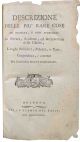 Descrizione delle piu rare cose di Bologna, e suoi subborghi in pitture, scolture, ed architetture delle chiese, luoghi pubblici, palazzi, e case, compendiata, e corretta da Giacomo Gatti bolognese