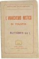L'Anarchismo Mistico di Tolstoi. Estratto dalla Rivista Popolare di politica, lettere e scienze sociali.