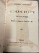 Lettere famigliari a' suoi tre fratelli. Tornando da Londra in Italia nel 1760.