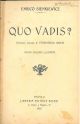  Quo vadis? Traduzione italiana di F. Bideri 
