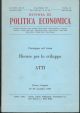 Risorse per lo sviluppo. Atti del convegno di Torino 1985 Rivista di politica economica 