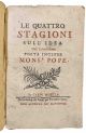 Le quattro stagioni sull'idea del famosissimo poeta inglese mons.r Pope