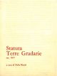 Statuta Terre Gradarie. Sec. XIV 